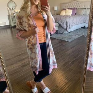 Kimono, can dress up with almost any color under